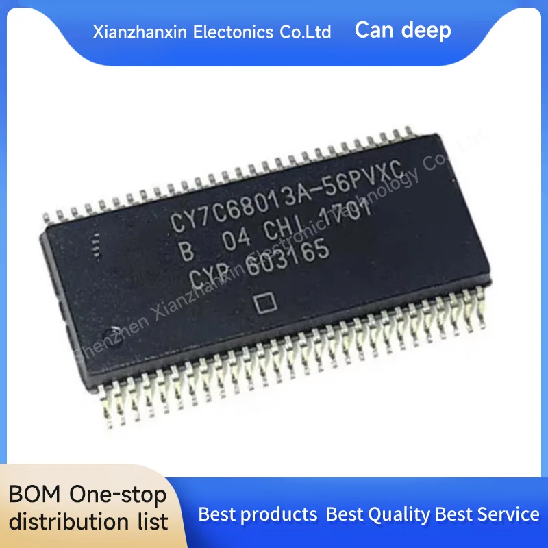 1PCS/LOT  CY7C68013A-56PVXC CY7C68013A SSOP56 Microcontroller USB interface
