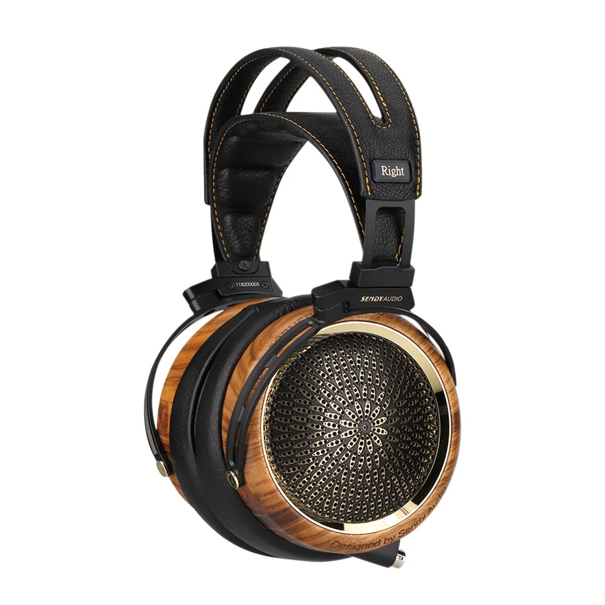 Sendy Audio PEACOCK HiFi Planar magnetische duikerhouten over-ear hoofdtelefoon met open achterkant