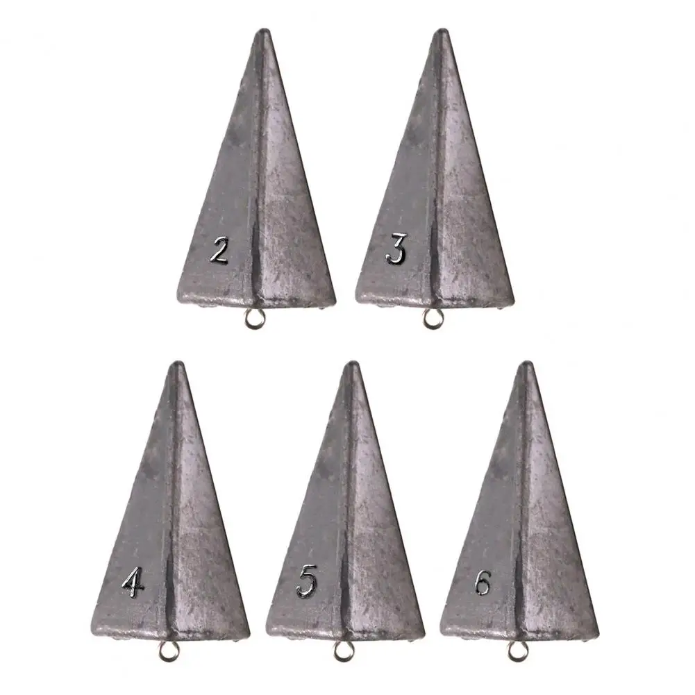 

Pyramid Sinkers Lead Fishing Weights Sinkers 2/3/4/5/6oz Lead Weights Underwater Positioning Saltwalter Fishing Weights