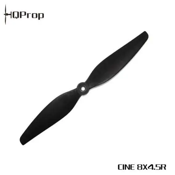 1Pair HQprop Cine8 (8X4.5) Two Blades Propeller Black GRN 8inch Positive Negative Props for FPV Drone RC Airplane Accessories