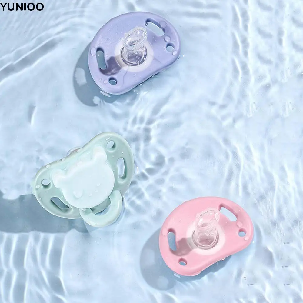 

Comfort Round Head Newborn Bite Supplies Baby Gift Cartoon Baby Pacifier With Storage Box Soother Nipples Infant Sleep Nipple