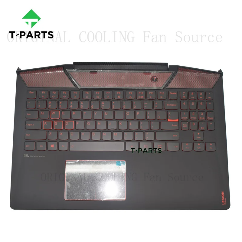 R+  New For Lenovo Legion Y720-15IKB Palmrest US Keyboard KB Bezel Backlit Touchpad