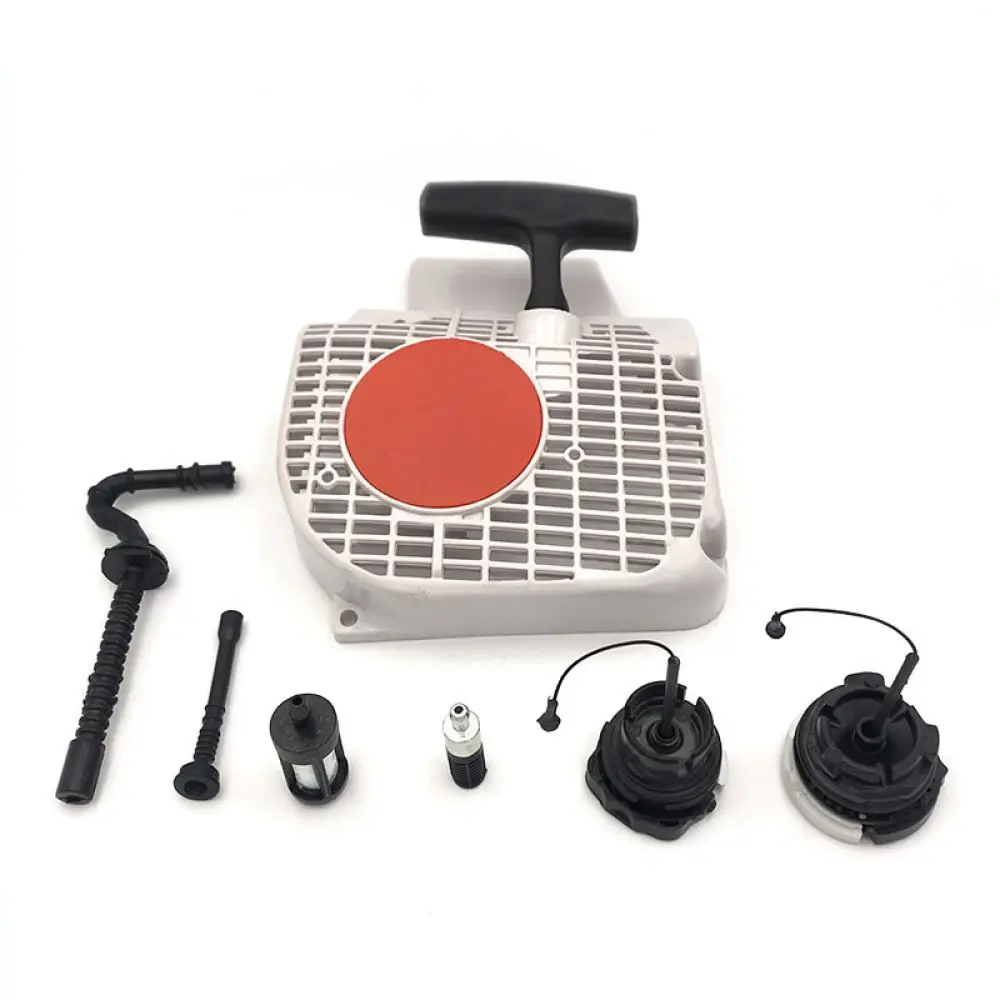 For STIHL MS210 MS230 MS250 Chainsaw Replacement Parts Recoil Starter Fuel Pipe Tank Cap Oil Tube Garden Power Tools