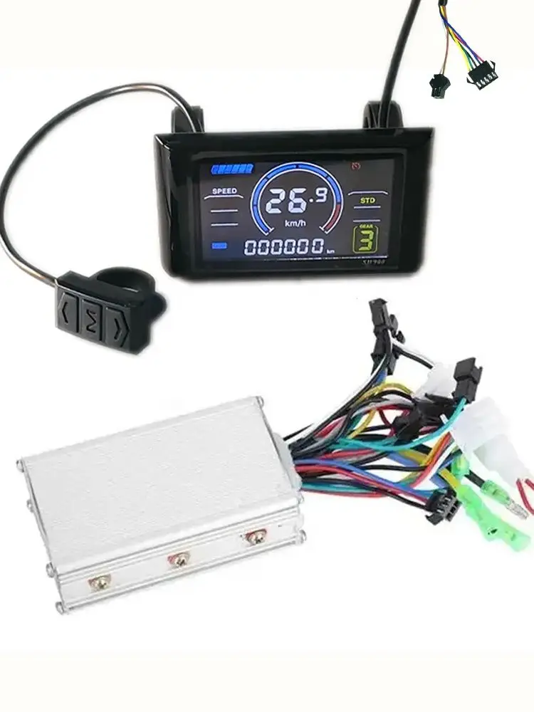 AliExpress FOCAN E- Scooter Panel Parts Drive Electric Bike Brushless Controller With Colour LCD Display SW900 For Electric Bicycle Acesssories