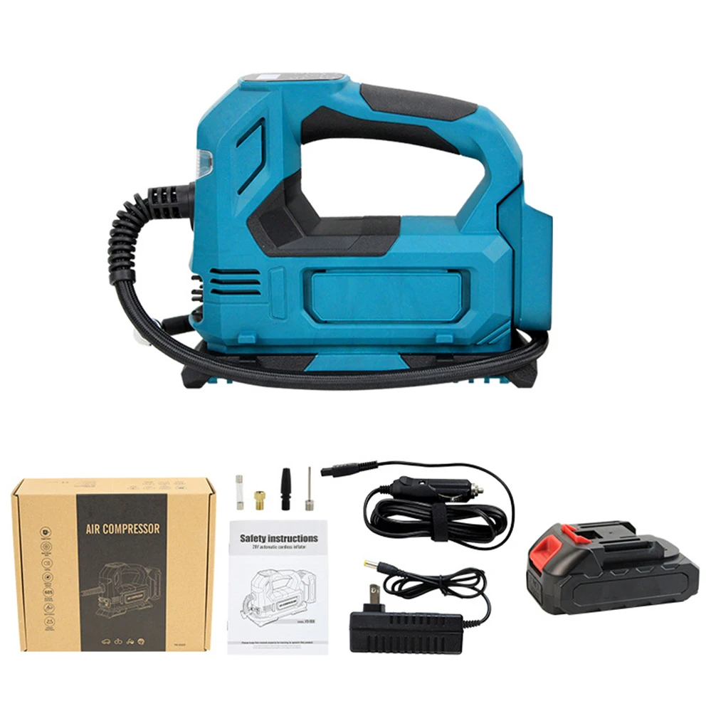 Automatic Cordless Inflator Electric Air Pump Handheld Car Tire Air Compressor For Makita 18V Battery