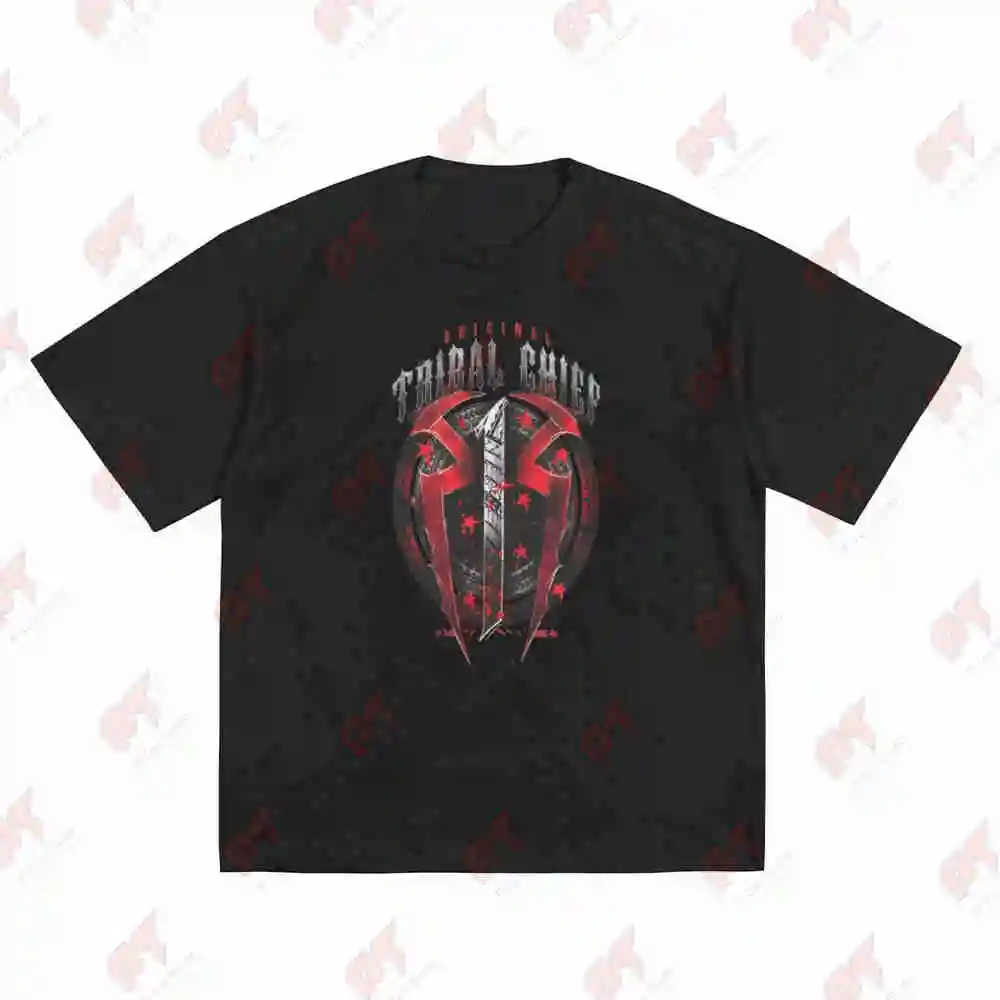 Tribal Chief Markings Short Sleeve Tee 100% Cotton T-Shirt