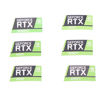 high quality 1PCS RTX 3090TI 3080TI 3070 3060 desktop sticker laptop graphics card label Laptop Desktop Label 1.8-4.6m