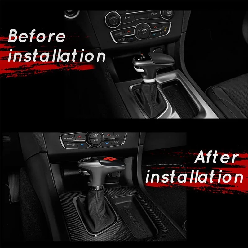 

N30R_MA Gear Shift Knob Trim for Dodge Charger Challenger 2015-2022