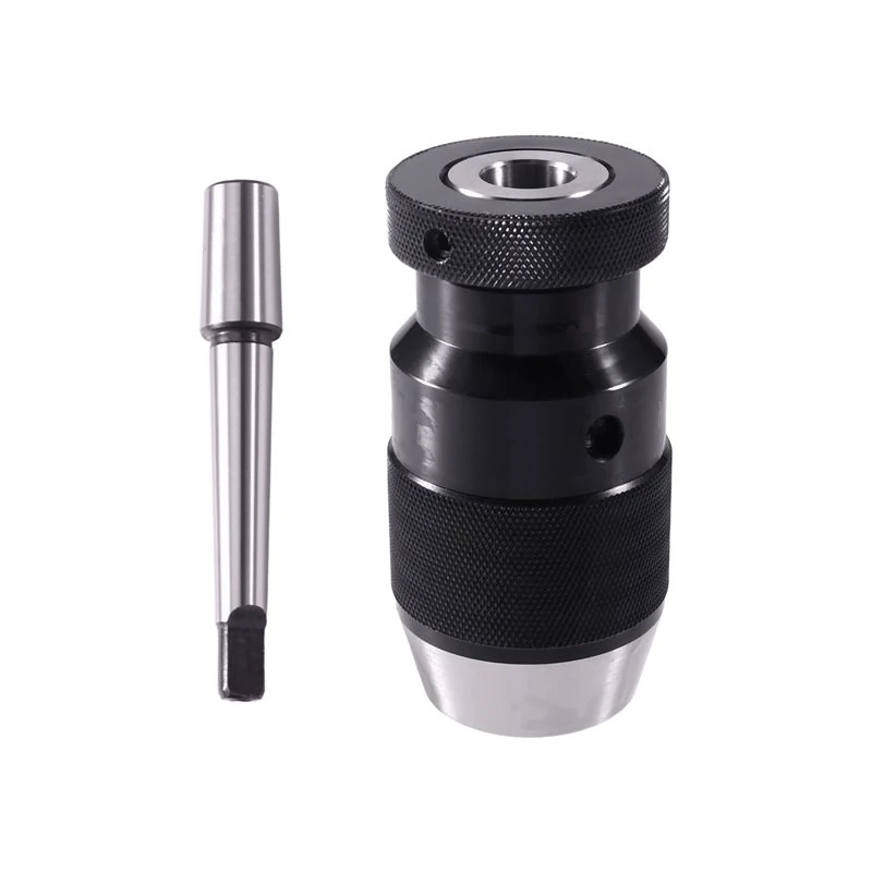 T19C Keyless Drill Chuck Morse Taper Arbor Lathe Accessories Drill Chuck Set