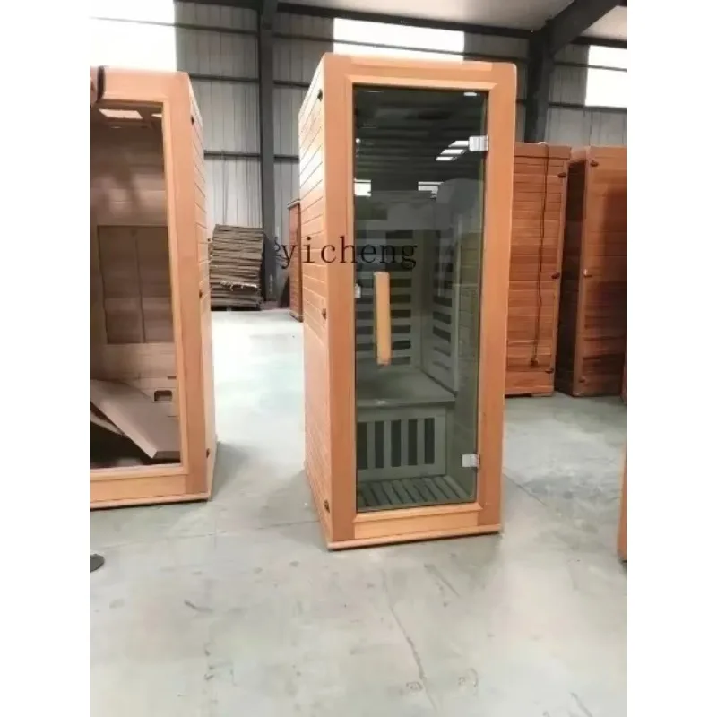 YS-1  Tourmaline Nano Steam Room Light Wave Household Far Infrared Steam Box Full Moon Sweating Sauna Box