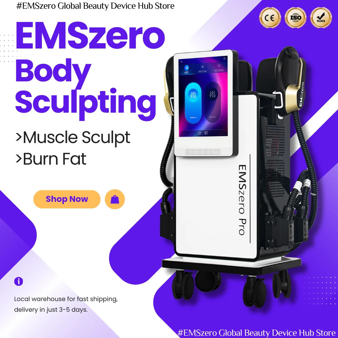 

EMSzero Body Sculpting Machine EMSzero PRO Weight Loss Slimming Shaping Build Muscles Reducing Fat Device The latest generation