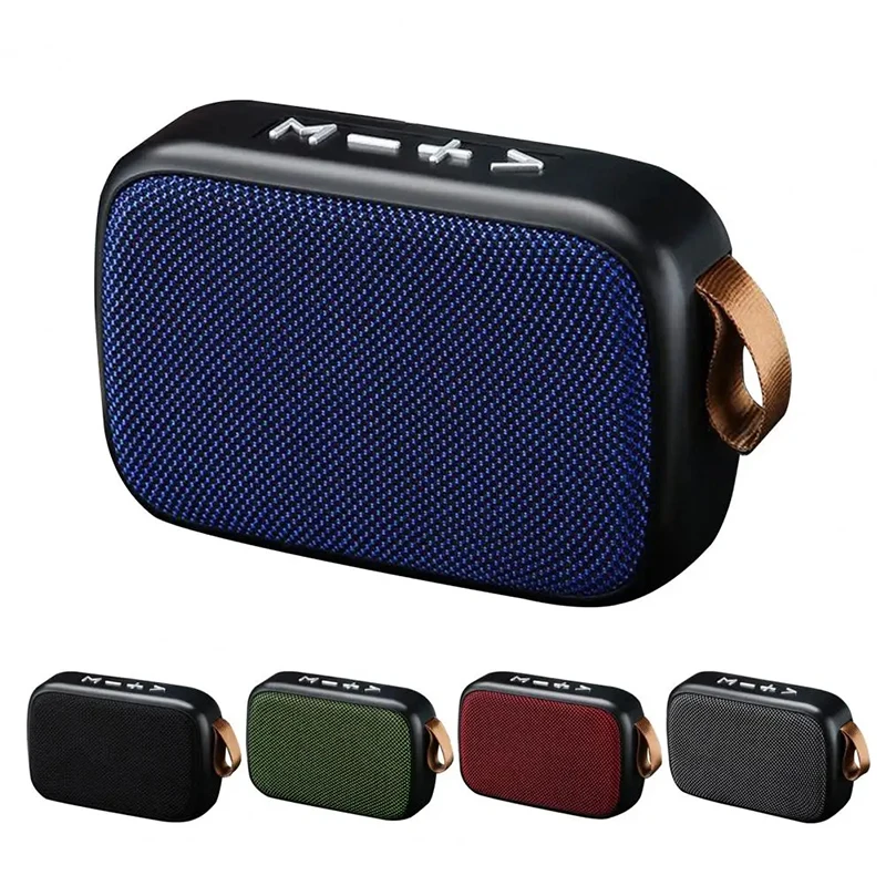 Mini Portable Fabric Speaker Bluetooth Wireless Connection Portable Outdoor Sport Audio Tws Stereo TF SD Card Car Audio FM Radio