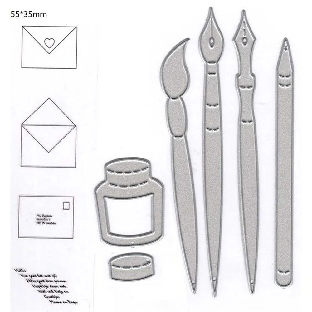 

Pen Element Metal Cutting Craft Dies Scrapbooking Album Embossing Card Making Paper Die