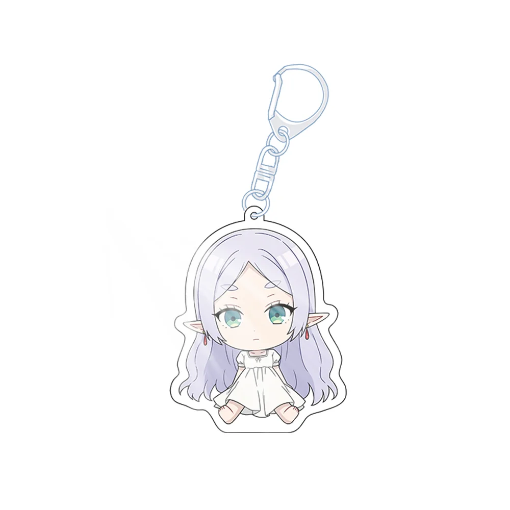 Anime Frieren: Beyond Journey's End Figure Frieren Fern Stark Himmel Heiter Eisen Acrylic Keyring Pendant Backpack Decor Gifts