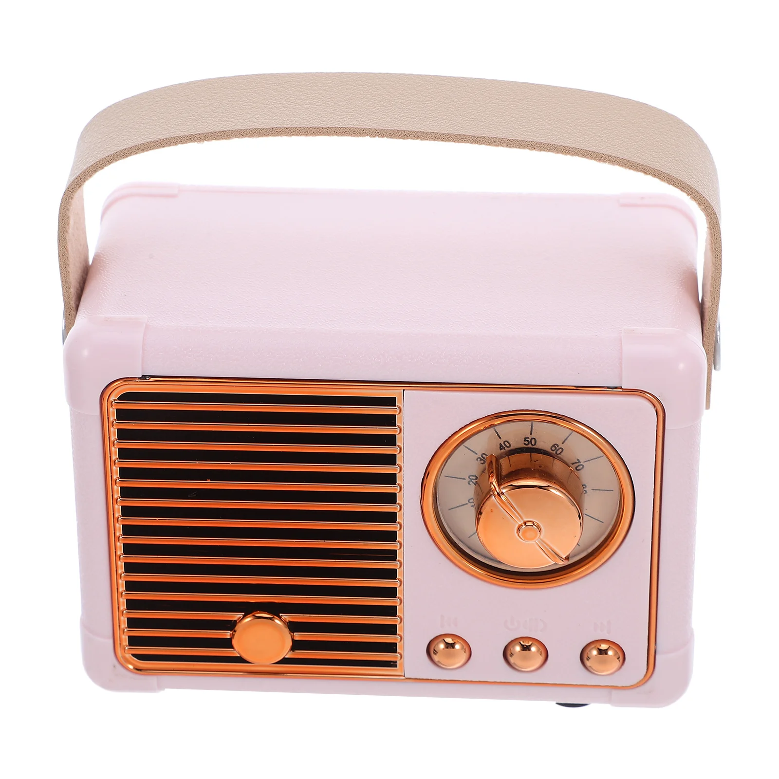 

Retro Mini Speaker Portable Wireless Music Player Compact Vintage Subwoofer For Outdoor Camping Travel Party Usb Aux Portable