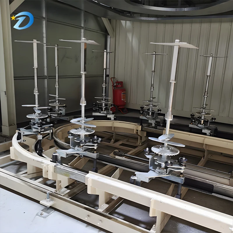 Equipo de pulverización de hardware de línea de producción de recubrimiento en polvo metálico automático eficiente con máquina de horno de curado