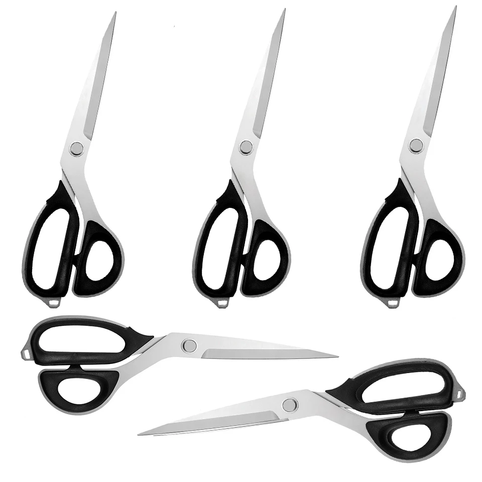 

Professional Tailor Needlework Scissors Sharp Cutting Leather Fabric Heavy Duty Metal Scissors Sewing Shears Craft Tools 1pc