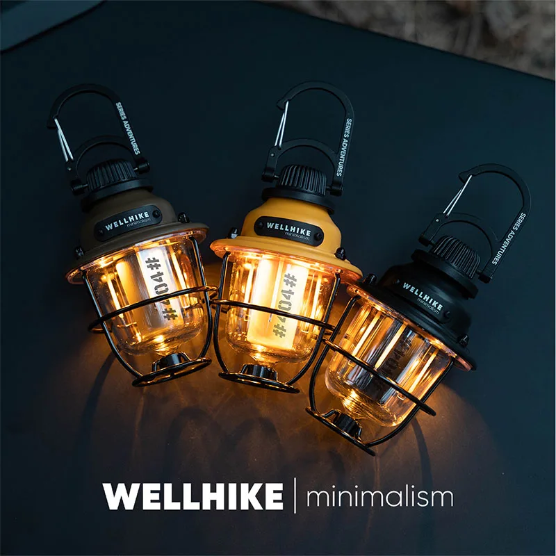 WELLHIKE Outdoor Lighting Camping Lights Long Life Locking Pinecone Light LED Multifunction Ambient Light Tent Canopy Light