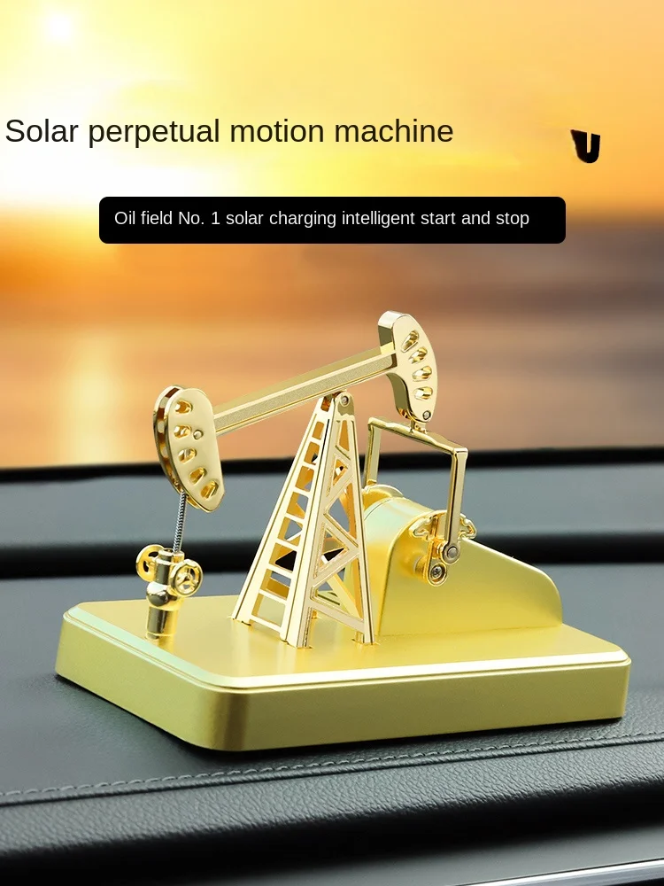 

Solar powered oil pump, car decoration, car center console decoration, aromatherapy inside