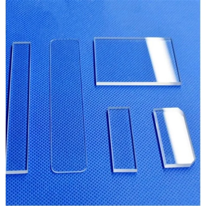 Research Grade JGS1 Quartz Substrate 10x10x1mm, Fine Polished Ultra Transparent Coated Optical Window, 20pcs Per Box
