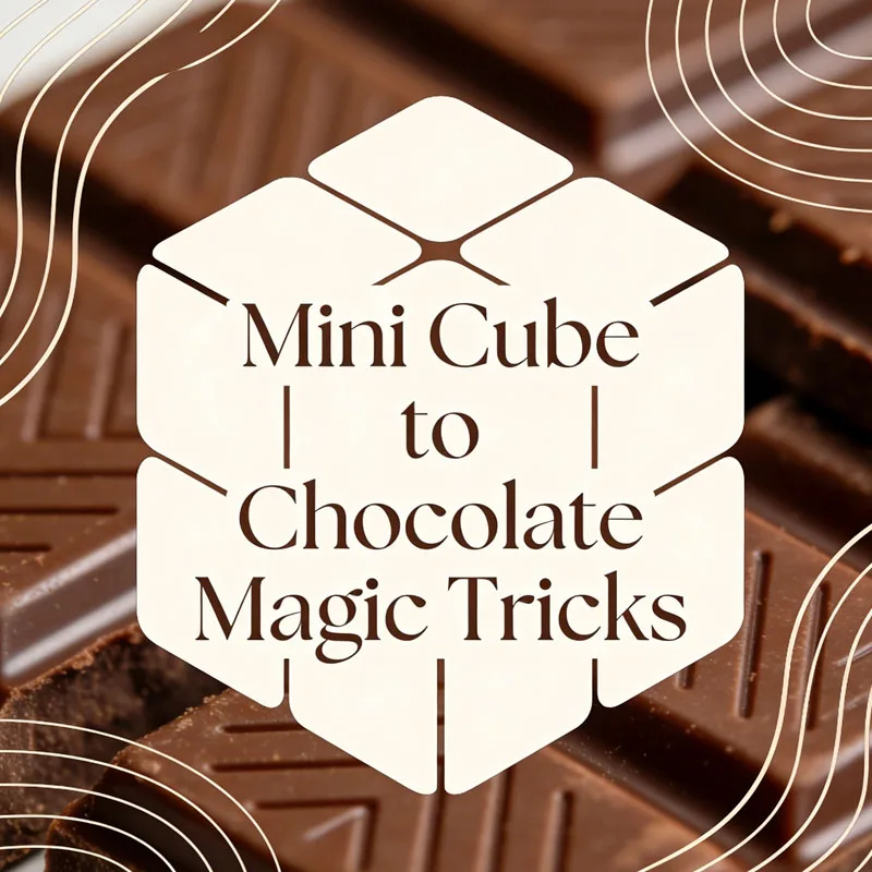 

Мини-куб для фокусов с шоколадом: Проект «Магия» — иллюзии крупным планом, трюки, реквизит для сценической магии, барные фокусы, уличные магические трюки