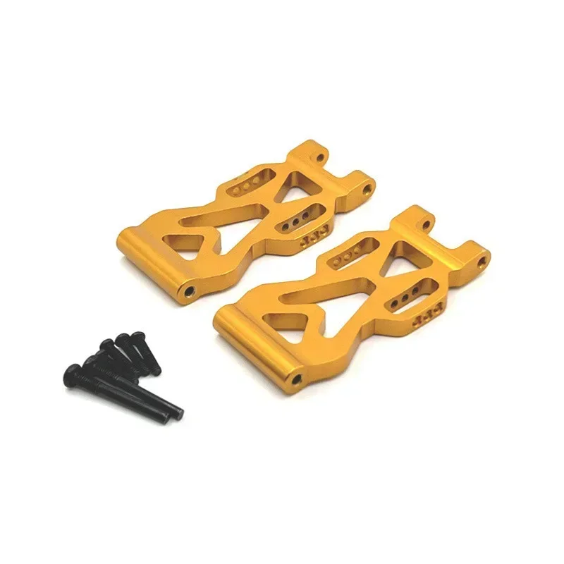 SCY 1/16 16101 16102 16103 16104 16106 16201 JJRC Q117 piezas de coche RC brazo oscilante inferior trasero de Metal