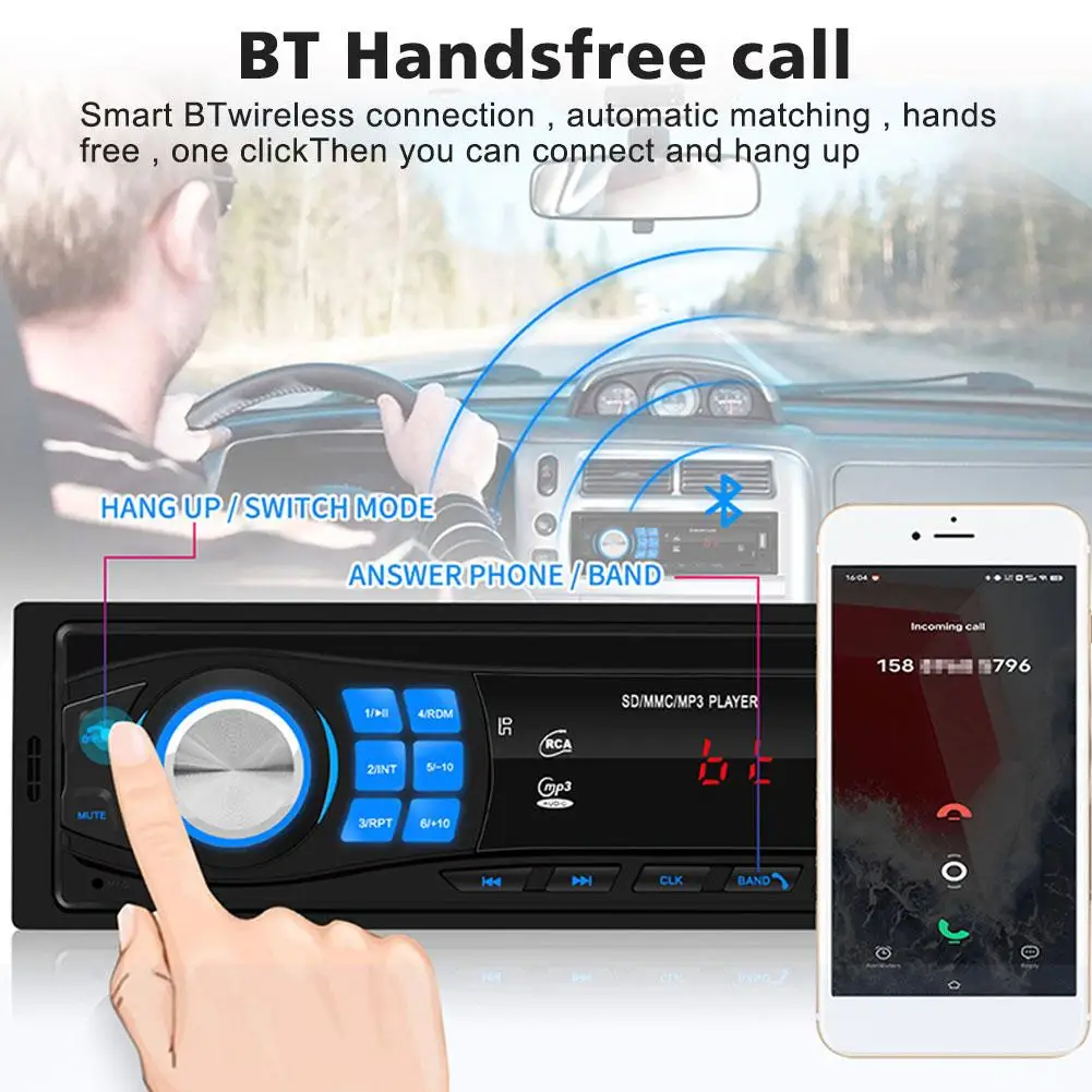 

Автомобильный mp3-плеер 1 Din, Bluetooth, автомобильный аудиоприемник для Golf 5 с мультимедийной интеллектуальной системой, DVD, CD-проигрывателем, Φ T5Z4