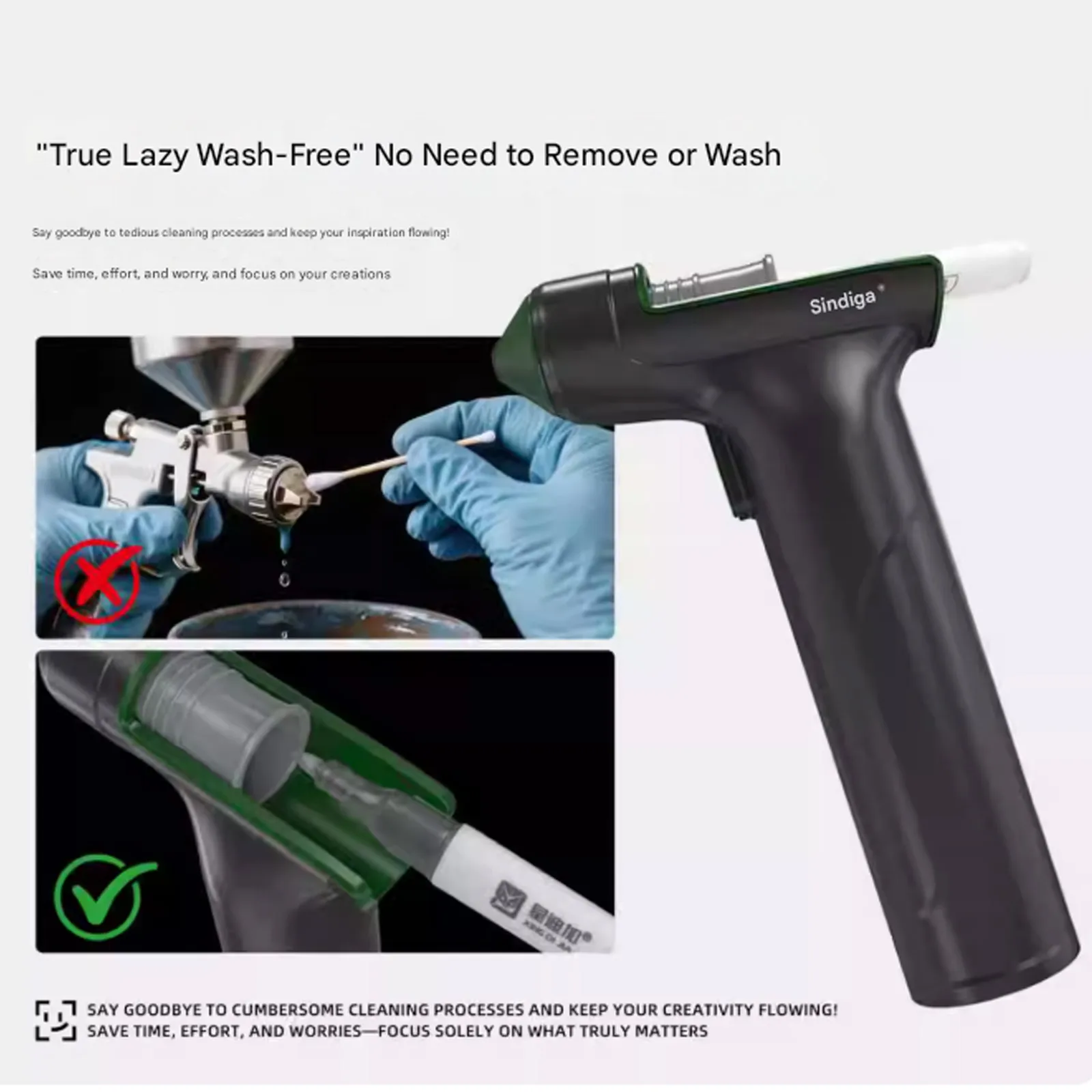 New Airless Pump Electric Spray Paint Gun Home Use DIY Model Color Changing Figure Coloring Spray Paint Pen Paint Tool Set