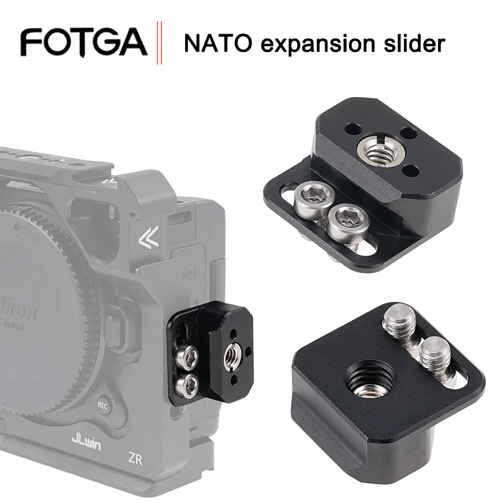 fotga-slider-de-expansao-com-parafuso-1-4-e-parafuso-3-8-slot-para-slider-nato-acessorios-de-fotografia-acessorios-de-fixacao-para-cage-de-camera