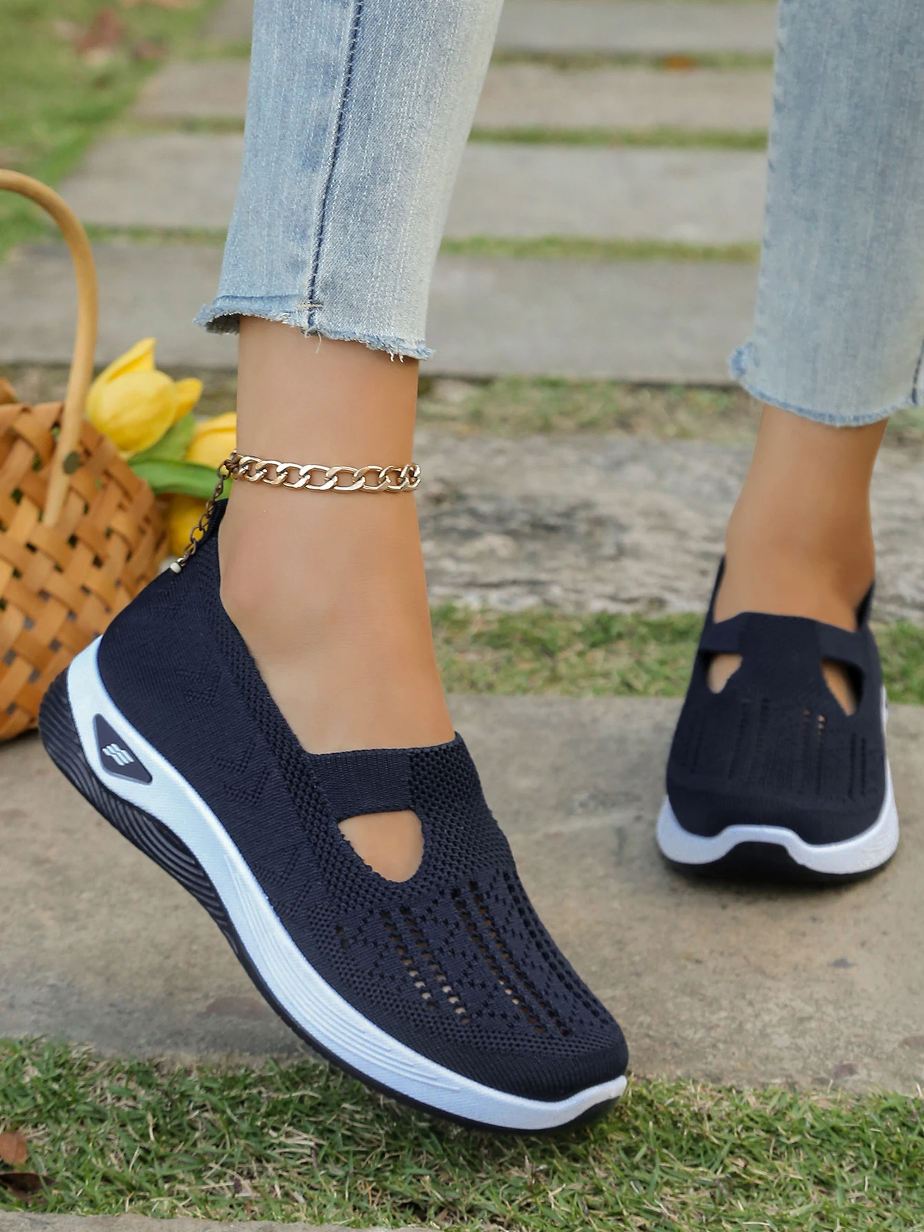 Damen-Sneaker, atmungsaktive Schuhe, Mesh-Low-Top-Schuhe mit weicher Sohle, leichte Damenschuhe, Sommerschuhe für Damen, Schuhe mit kostenlosem Versand – Detail 18