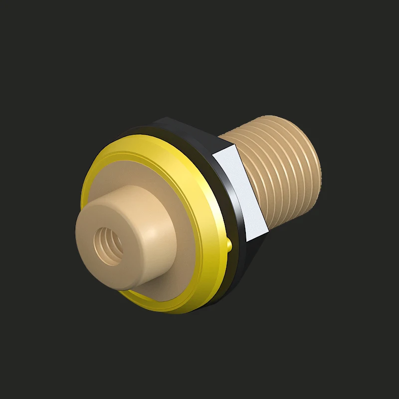 PEEK Material Inner Thread Board Joint Three-Piece Set - Board Hole Connector Kit for Industrial Use