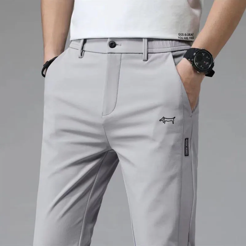 

High Quality Men's Golf Pants Polyamide Fabric Elasticity Quick Dry Men Golf Trousers Sweatpants Summer Korea Man's Golf Wear