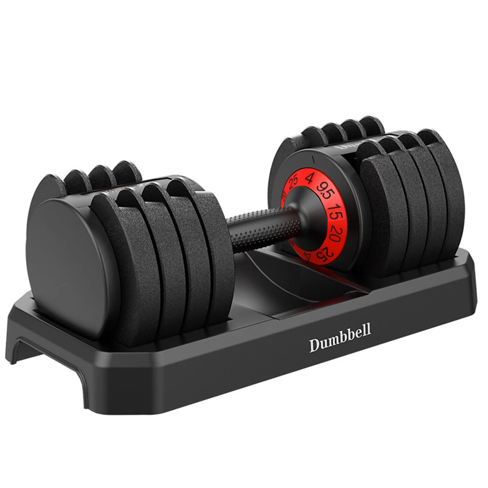 Men\'s Adjustable Dumbbell, Household Dumbbell, 5 gears,  Cast Iron, 20kg, 25kg, 32kg