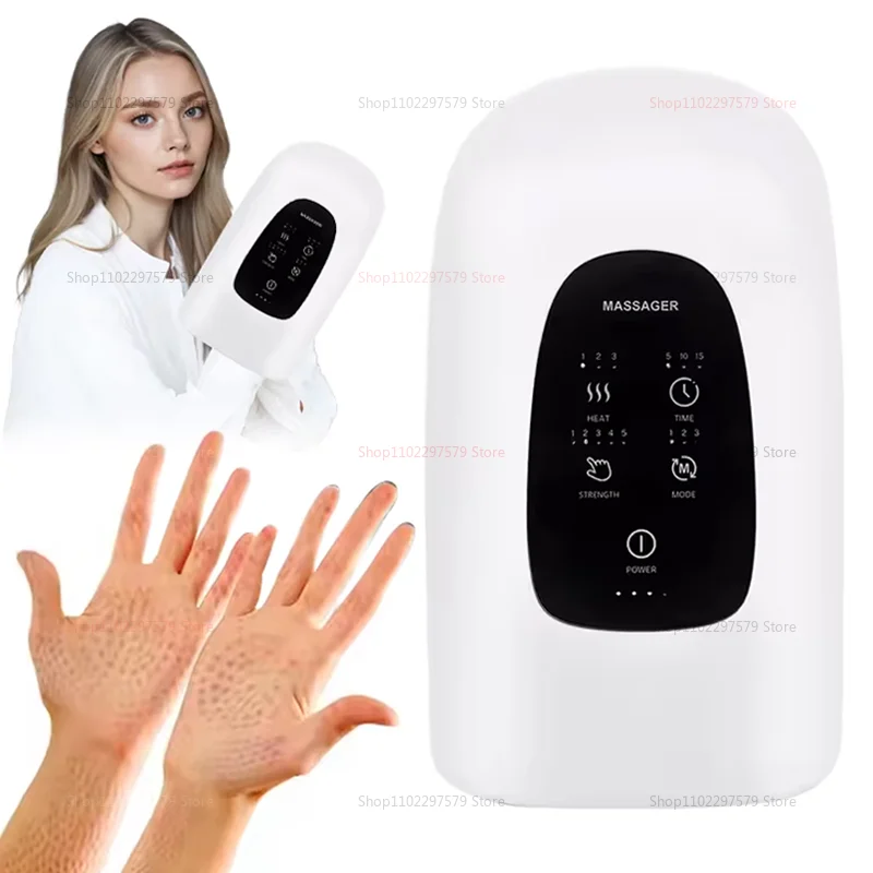 Portable Multi-Functional Hand Acupoint Massager For Pain Relief Numbness Palm Therapy Kneading Heating Care For Home And Office