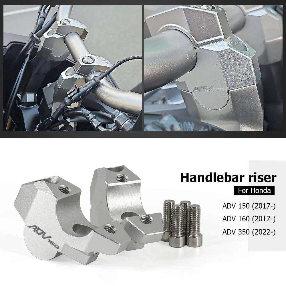 For Honda ADV 150 160 350 ADV150 ADV160 ADV350 28MM Handle Bar Riser Clamp Extend Adapter Handlebar Heightening Move Back