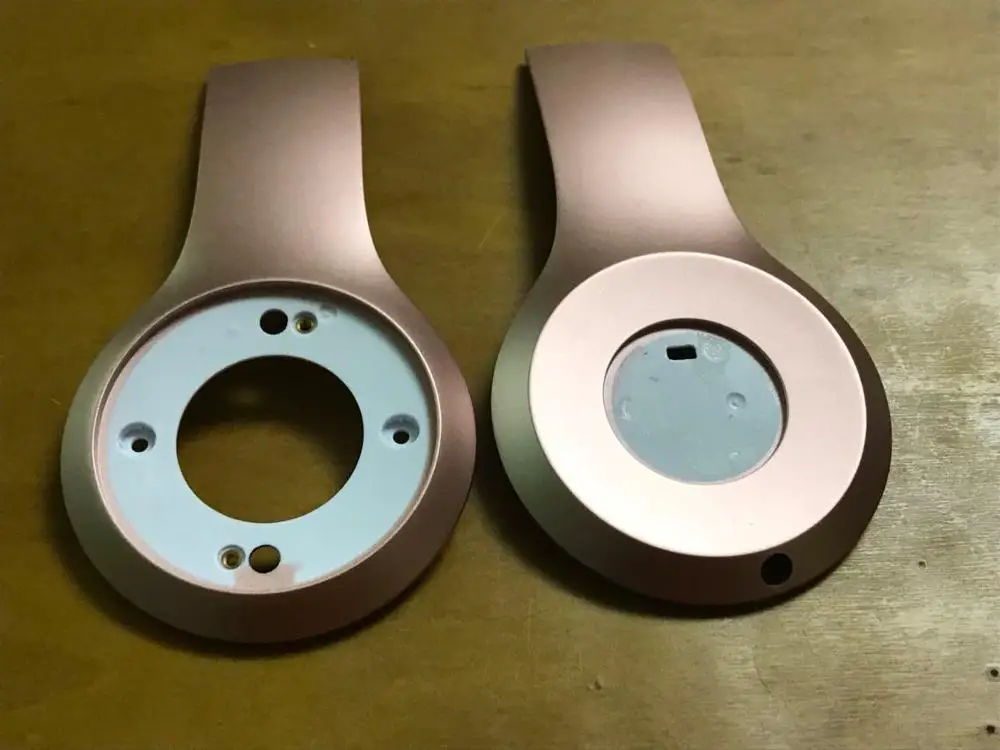 Carcasa de repuesto para auriculares, haz de luz exterior, piezas de biseles de panel, cubierta de plástico para auriculares inalámbricos Solo 2 2,0 3