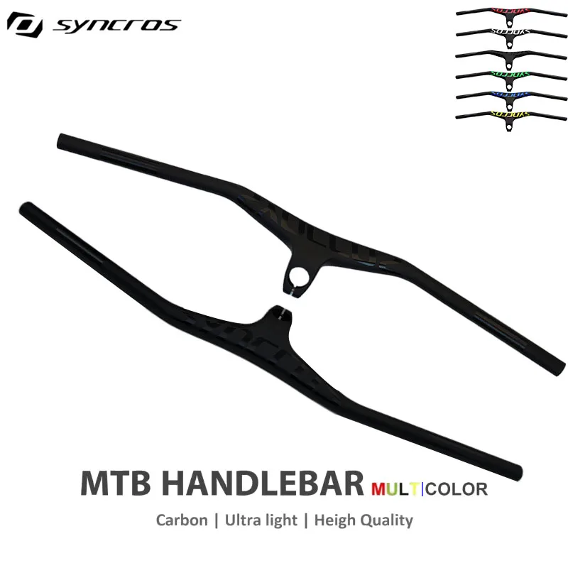

Руль Syncros Carbon MTB с интегрированным штоком 28,6 мм, наклон -17 градусов, для горного велосипеда, ширина 680-800 мм
