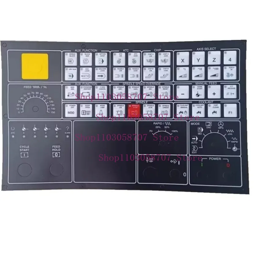 1PC CNC Operation Panel Membrane Keyboard Mask for Leadwell V40 Machining Center