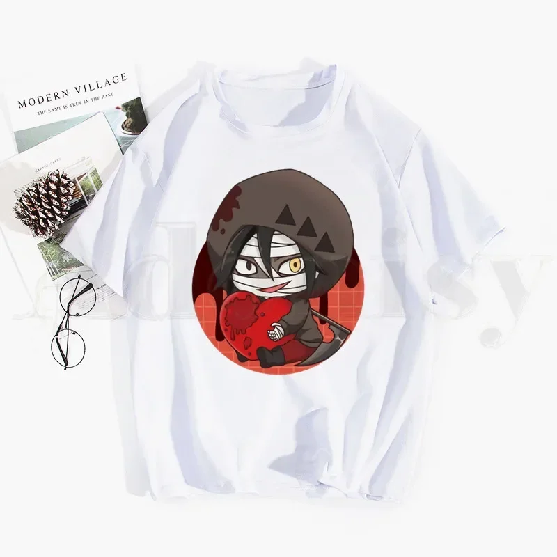 Angels of Death Rachel Gardner Isaac Foster Anime Tshirt Hip Hop Girl Print Top Tees Harajuku Tshirts Fashion Summer T-shirt