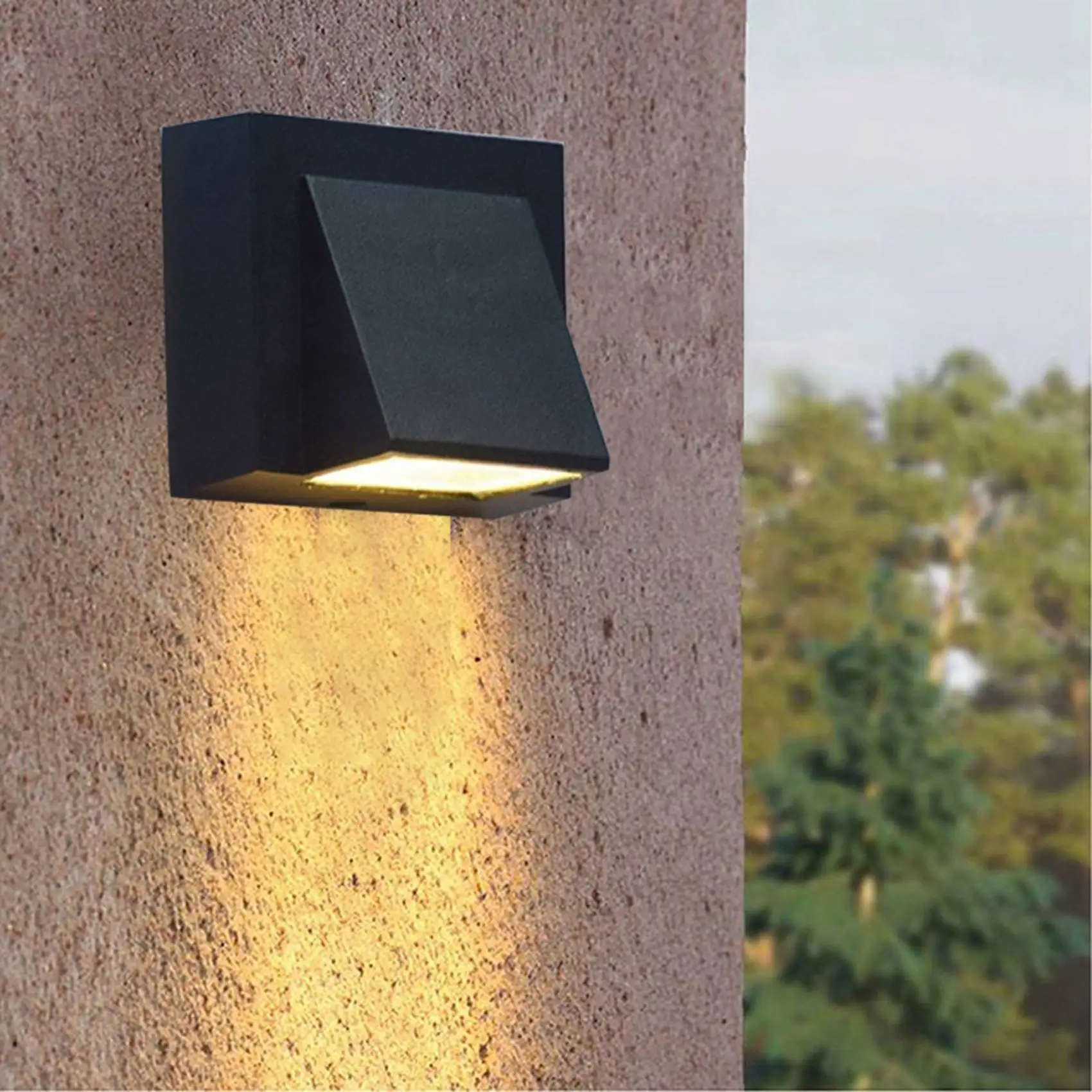 B03C-4X 5W Modern LED Wall Light Outdoor Waterproof Wall Lamp Perfect For Corridor Courtyard Gate Terrace Balcony Garden