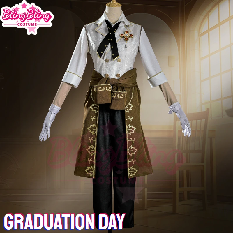 Identity V Graduation Day Prisoner Cosplay Costume Game Identity V Luca Balsa Cosplay Costume Halloween Party Role Play Outfit