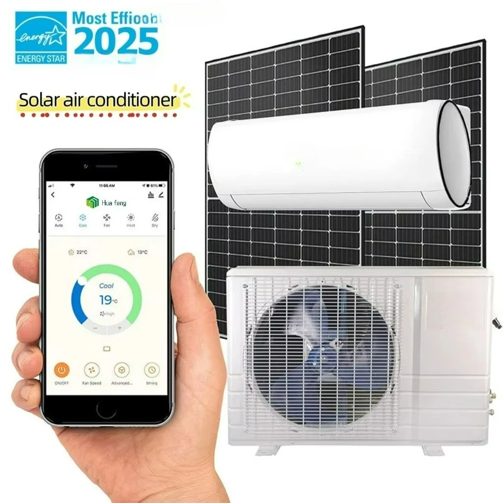 Latest Design Solar air Conditioner PV Direct air Conditioner Ac Dc Hybrid 12000btu~24000btu Solar Panels for Home