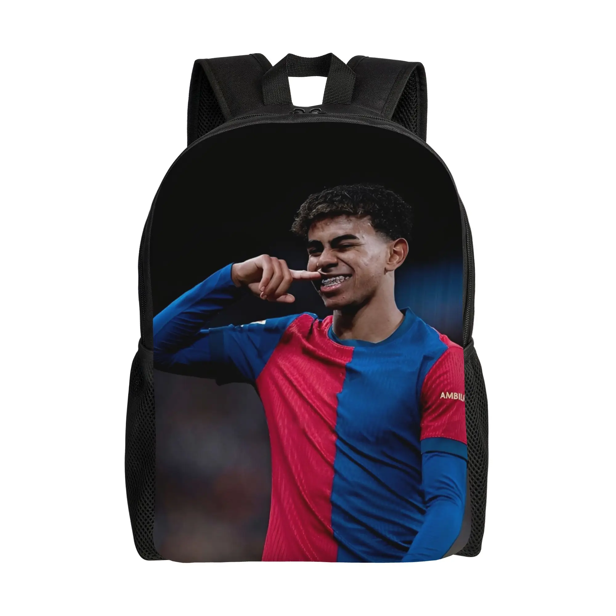 

Lamine Y-Yamal Classical Backpack Outdoor Student Work Football Soccer Daypack for Men Women Laptop Canvas Bags