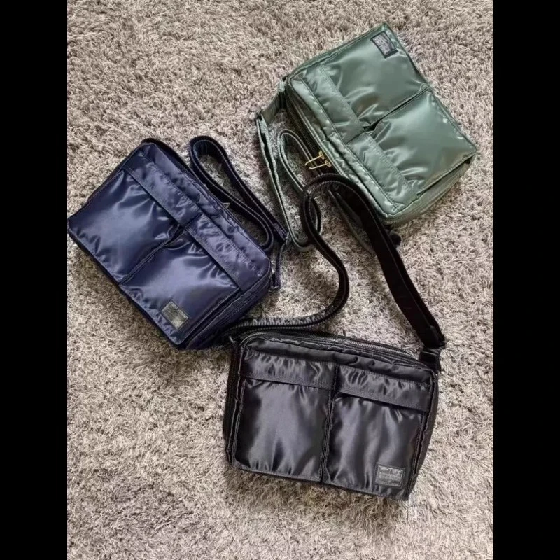 

or Japanese Style NylonCrossbody BagMulti-pocket Commute Shoulder Bag Waterproof Messenger Bag Casual Mini Bag for Men and Women