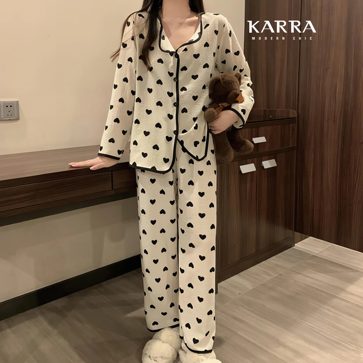 KARRA KITH PATHER PYJAPAN COUNT + PANTS SET_KB4SSE003C