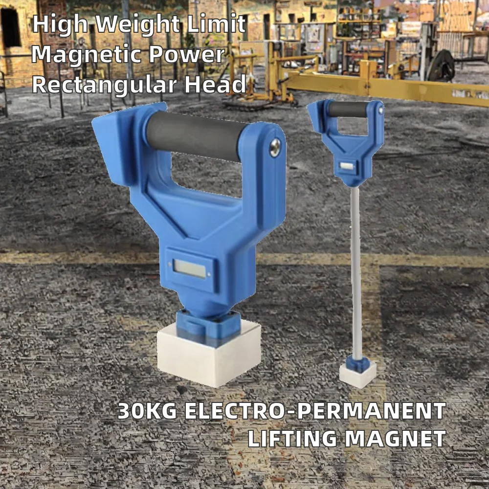 Top-Selling New 30kg Lifting Electromagnet Tool Magnetic Pick-Up Device Long Handle Grabber Steel Plate Nail Picking