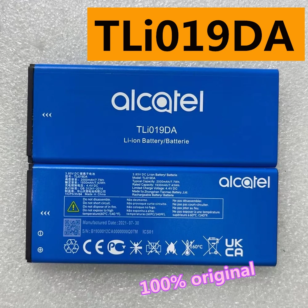 Original New TLi019DA 2000mAh Battery for Alcatel OneTouch TLi019DA Mobile Phone Battery