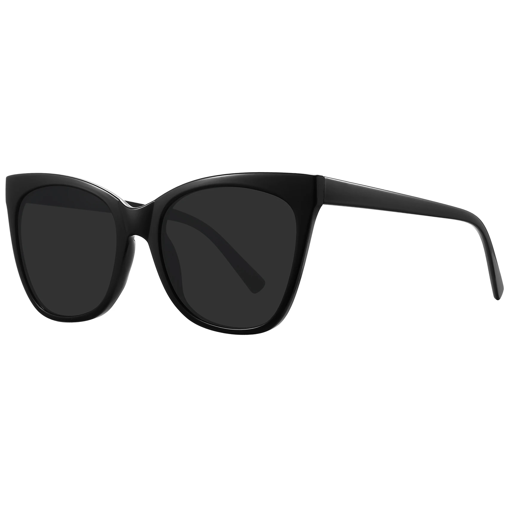

WOWSUN Simple Fashion Geometric Square Frame Polarized Sunglasses Design UV Protection Customizable Prescription W-128