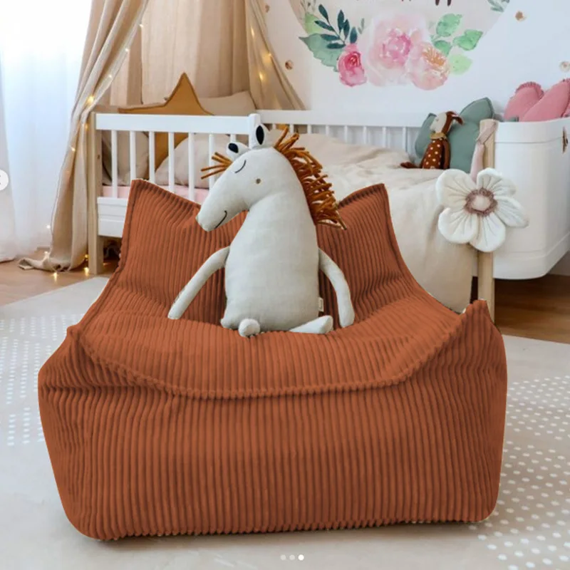 أريكة ضغط للأطفال إسفنجة مكسورة أريكة كسولة للأطفال غرفة المعيشة حصير كرسي خلفي فردي كبير الحجم غير رسمي #1