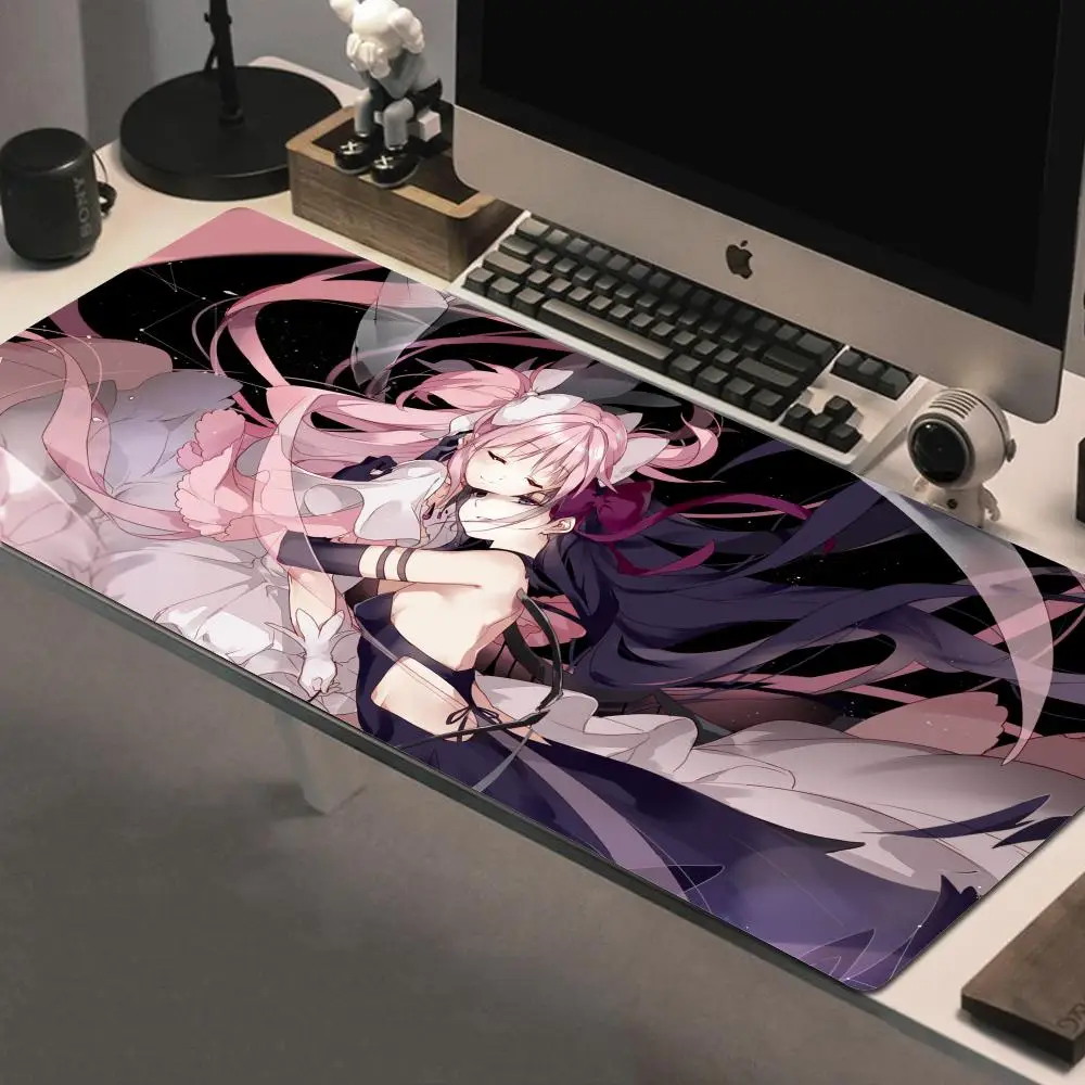 

Anime Puella Magi Madoka Magica Mousepad Large Gaming Mouse Pad LockEdge Thickened Computer Keyboard Table Desk Mat